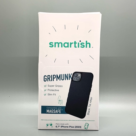 NIB Custom Print Smartish Gripmunk iPhone 15 Plus Case - Picture 4 of 11